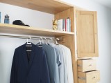 Dressing 3 colonnes sur mesure et personnalisable en bois massif - Le Monde du Lit