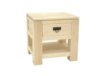 Chevet Bangkok2 en hévéa massif de qualité. Meuble pour la chambre. Le Monde du Lit