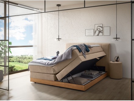 Lit Boxspring Pedrosa fabriqué par Hasena