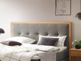 HASENA - Lit Boxspring Alba Chêne Massif