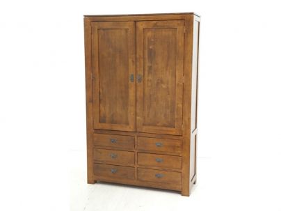 Armoire Bangkok 6 tiroirs 2 portes 110 cm