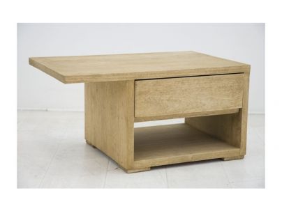 Chevet Tak en hévéa massif de qualité. Meuble en bois massif pour la chambre. Le Monde du Lit