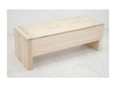 Coffre Tak en hevea massif de qualité. Fabrication artisanale.