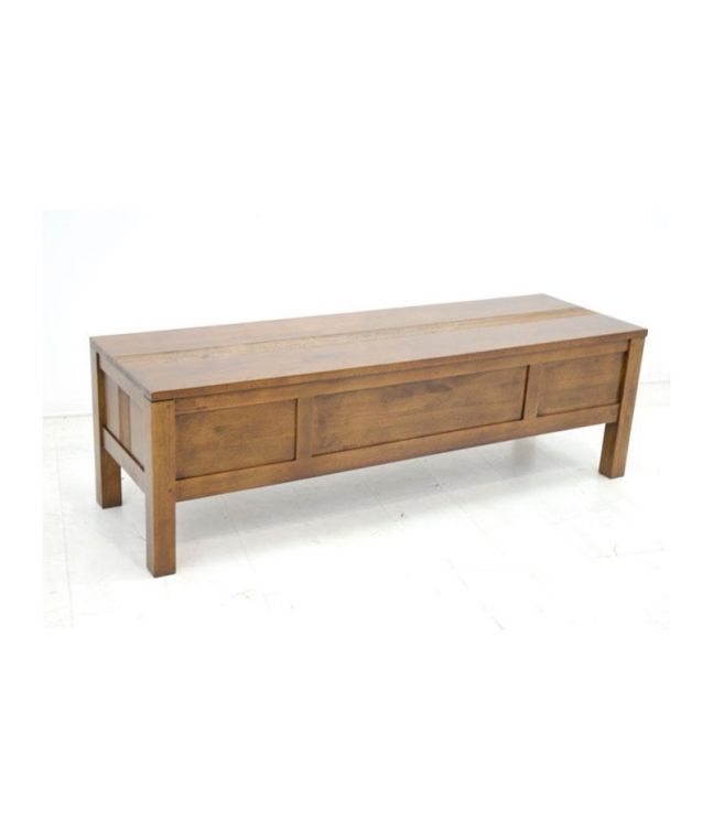 Coffre Pattaya en hevea massif de qualité. Fabrication artisanale.