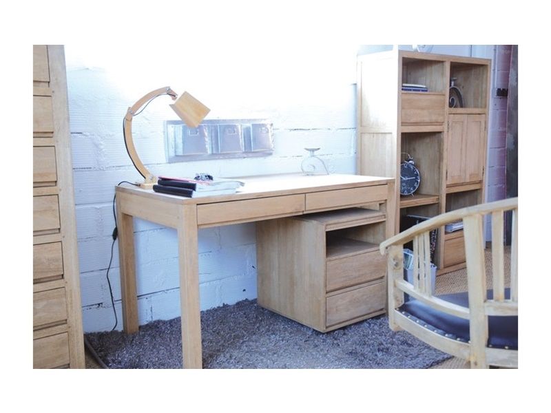 Bureau en hévéa massif Tak 2