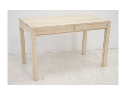 Bureau Tak 2 en hevea massif de qualité. Fabrication artisanale.