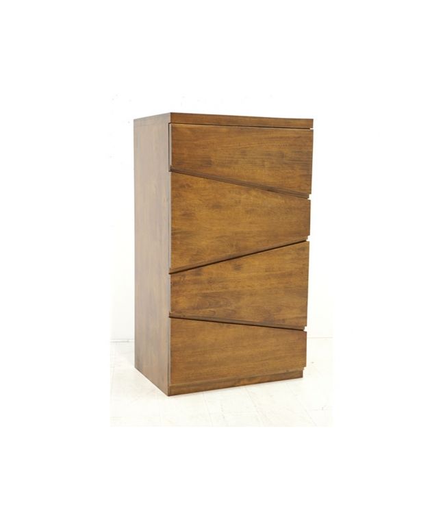 Commode Ranong en hevea massif de qualité. Meuble en bois massif pour la chambre. Le Monde du Lit