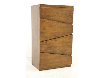 Commode Ranong en hevea massif de qualité. Meuble en bois massif pour la chambre. Le Monde du Lit
