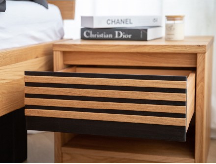 Chevet Rome en bois de chêne massif