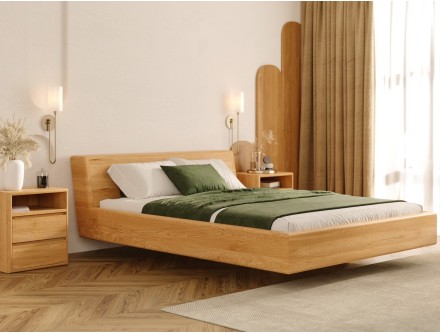 Lit en chêne massif FSC