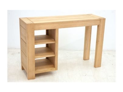 Bureau Tiga en hevea massif de qualité. Fabrication artisanale.