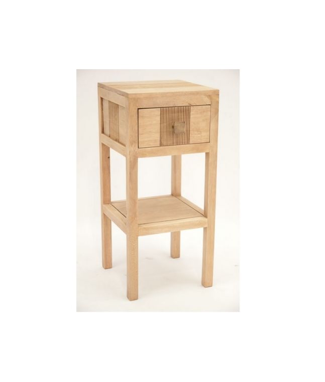 Chevet Pattaya3 en hévéa massif de qualité. Meuble en bois massif pour la chambre. Le Monde du Lit