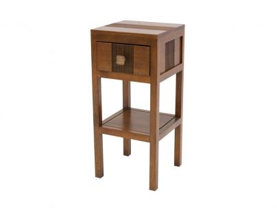 Chevet Pattaya3 en hévéa massif de qualité. Meuble en bois massif pour la chambre. Le Monde du Lit