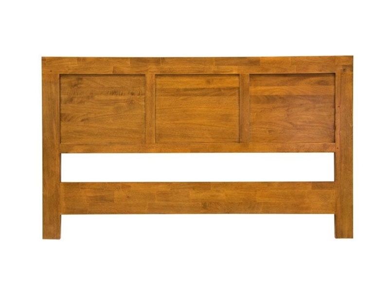 Tête de lit Thani en hevea massif de qualité. Fabrication artisanale.