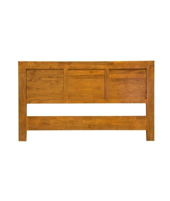 Tête de lit Thani en hevea massif de qualité. Fabrication artisanale.