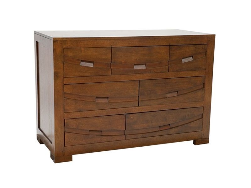Commode Phuket en bois d'hévéa massif 110 cm Commode Phuket en bois d'hévéa massif 110 cm