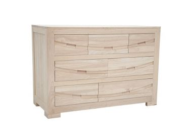 Commode Phuket 7 tiroirs en bois