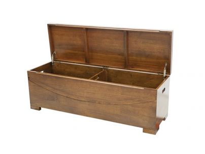 Coffre Phuket en hevea massif de qualité. Fabrication artisanale.