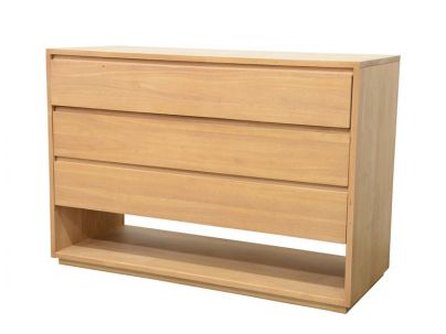 Commode Europa 2 en hevea massif de qualité. Fabrication artisanale.