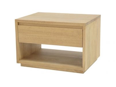 Chevet Europa en hévéa massif de qualité. Fabrication artisanale.