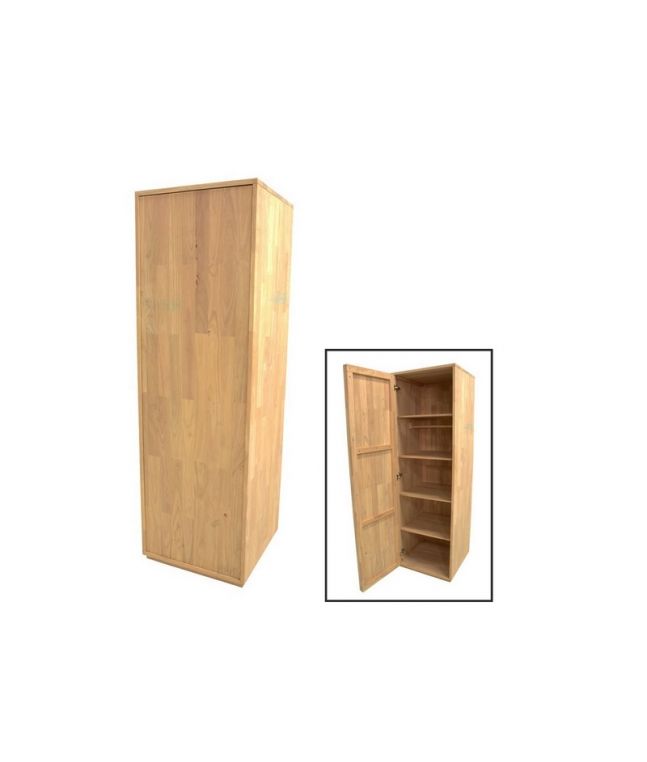 Armoire Europa 4 en hevea massif de qualité. Fabrication artisanale.