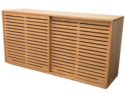 Commode Arbora 3 en hevea massif de qualité. Fabrication artisanale.