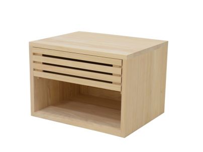 Chevet Arbora en hévéa massif de qualité. Fabrication artisanale.