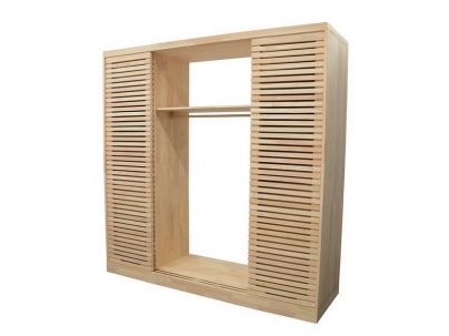 Armoire Arbora en hevea massif de qualité. Fabrication artisanale.