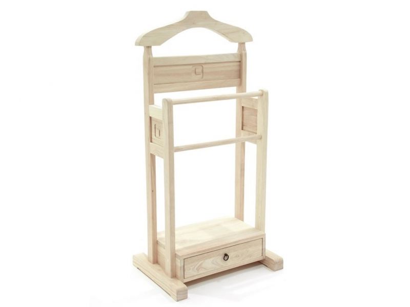 Valet en hévéa massif Pattani