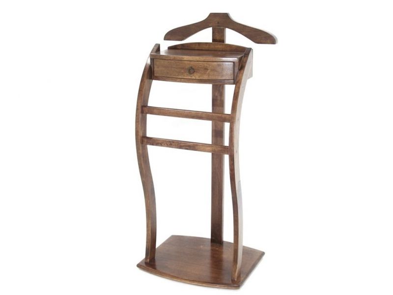 Valet en hévéa massif Sinja