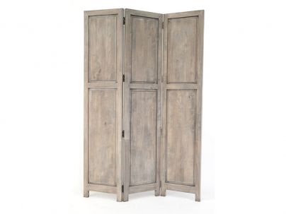 Paravent Campagne 2 en hevea massif de qualité. Fabrication artisanale