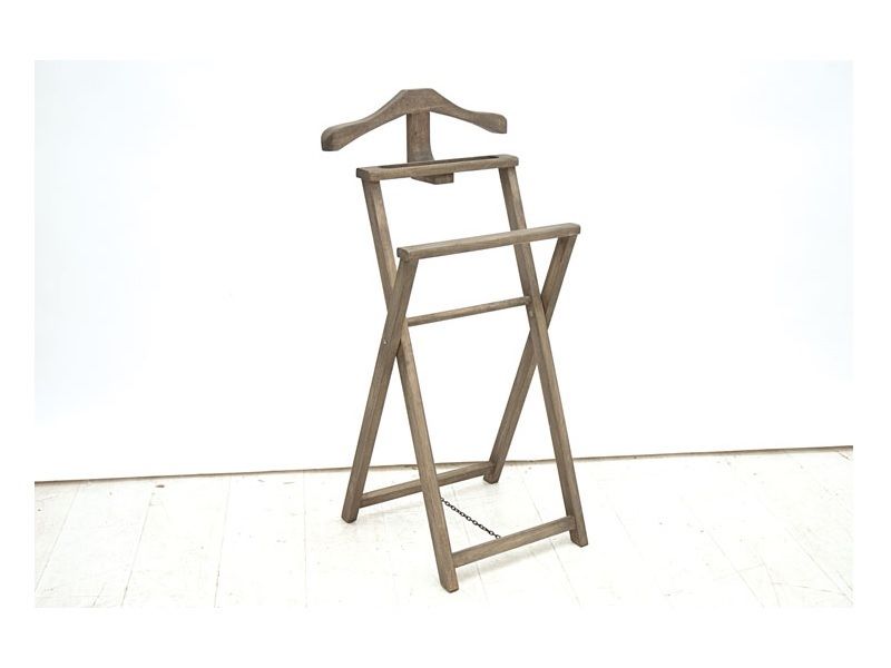 Valet Venise en hevea massif de qualité. Fabrication artisanale.