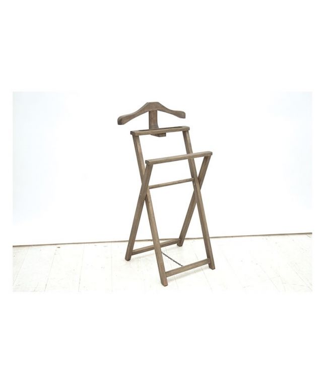 Valet Venise en hevea massif de qualité. Fabrication artisanale.