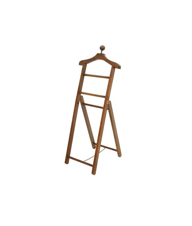 Valet Rayong en hevea massif de qualité. Fabrication artisanale.