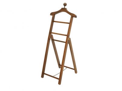 Valet Rayong en hevea massif de qualité. Fabrication artisanale.