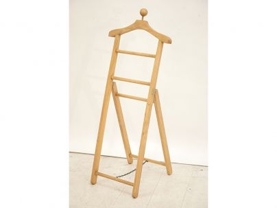 Valet Rayong en hevea massif de qualité. Fabrication artisanale.