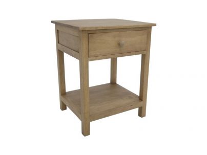 Chevet Country 4 en hévéa massif de qualité. Fabrication artisanale.