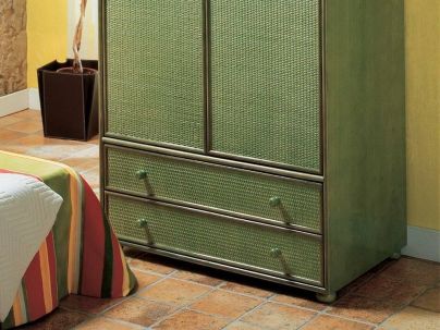 Armoire penderie avec 2 tiroirs