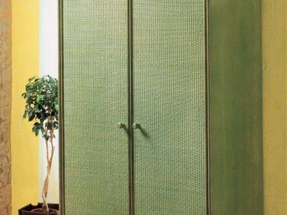 Armoire Jaca en rotin haut de gamme, meuble pour la chambre à coucher. Le Monde du Lit