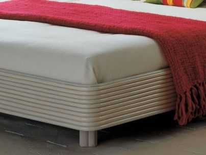 Lit Almansa en rotin haut de gamme, meuble pour la chambre à coucher. Le Monde du Lit