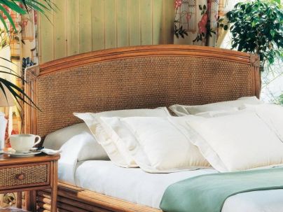 Lit Soria en rotin haut de gamme, meuble pour la chambre à coucher. Le Monde du Lit