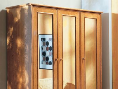 Armoire Soria en rotin haut de gamme, meuble pour la chambre à coucher. Le Monde du Lit