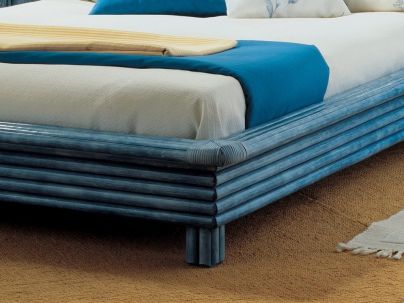 Lit Zaragoza en rotin haut de gamme, meuble pour la chambre à coucher. Le Monde du Lit