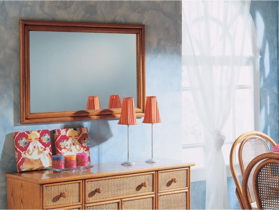 Miroirs en rotin : décoration haut de gamme de fabrication espagnole.