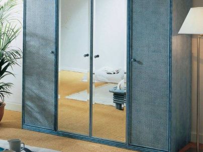 Armoire Zaragoza en rotin haut de gamme, meuble pour la chambre à coucher. Le Monde du Lit