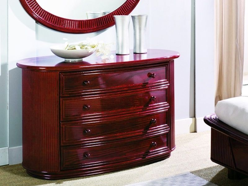 Commode en rotin Potes