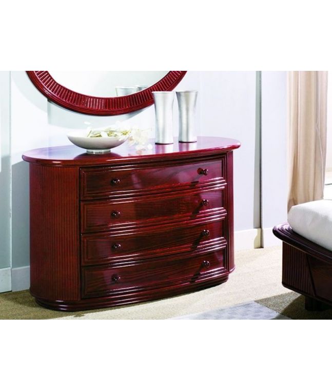 Commode Potes en rotin haut de gamme, meuble pour la chambre à coucher. Le Monde du Lit