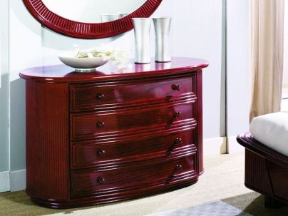 Commode Potes en rotin haut de gamme, meuble pour la chambre à coucher. Le Monde du Lit