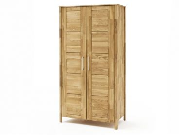 Armoire Louis 2 portes 107 cm en chêne massif