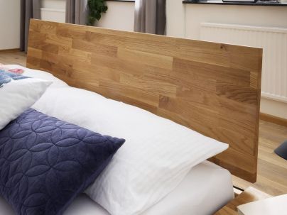 Lit Louis en chêne massif haut de gamme, meuble pour la chambre. Le Monde du Lit